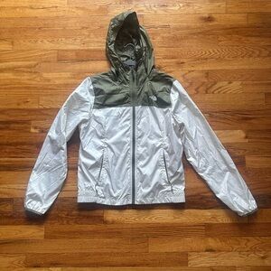 The North Face Olive and Gray Jacket